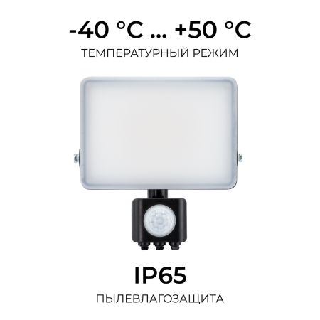 Прожектор CCT с датчиком движения Apeyron 05-53