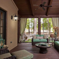 Уличный настенный светильник Feron Флер PL591 41171