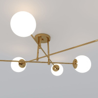 Потолочная люстра Eurosvet Netz 30181/6 латунь Smart a062217