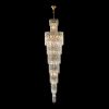 Каскадная люстра Crystal Lux ABRIL SP28 GOLD