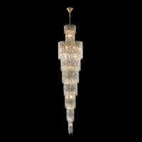 Каскадная люстра Crystal Lux ABRIL SP28 GOLD