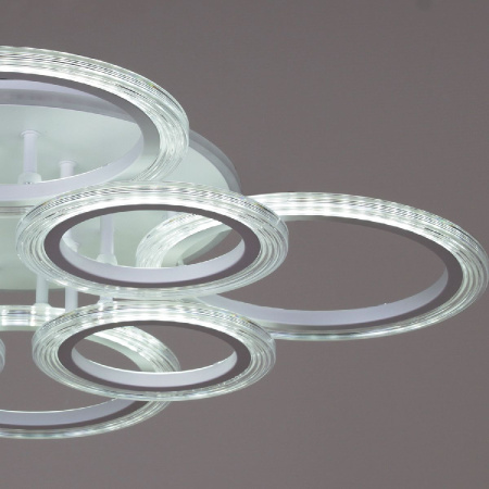 Потолочная люстра Reluce 09812-3.3-4+4A WH (RGB)