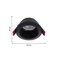 Встраиваемый светильник Favourite Lamppu 4545-1C