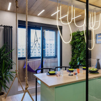 Линейный светодиодный встраиваемый светильник 53см 10Вт 3000К матовое серебро 101-300-53 Elektrostandard