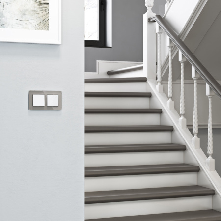 Рамка Werkel Elite на 2 поста дымчатый W0022417