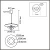 Подвесной светильник Lumion Ledio Felta 8296/11AL