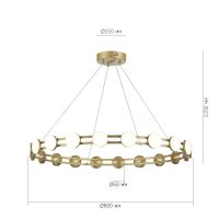 Подвесная люстра ST Luce Monro SL6610.203.20