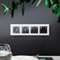 Рамка Favorit на 4 поста белый WL01-Frame-04 Werkel