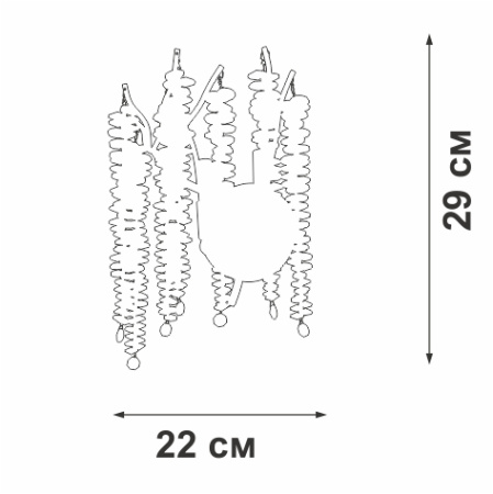 Настенный светильник Vitaluce V28551-1/2A
