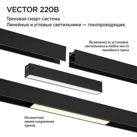 Трековый светильник Novotech Port Vector 359937