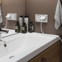 Рамка Snabb на 2 поста белая WL03-Frame-02-white Werkel