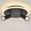 Настенно-потолочный светильник Escada 20046SMA/02LED BK