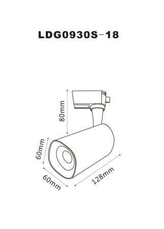 Светильник на шине ARTE Lamp A4562PL-1BK
