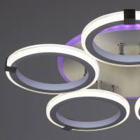 Потолочная люстра Reluce 06319-3.3-05 WH+CR (RGB)