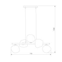 Подвесной светильник TK Lighting 11111 Lava Sabia a071862