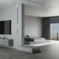 Трековый светодиодный светильник Elektrostandard Slim Magnetic 85002/01