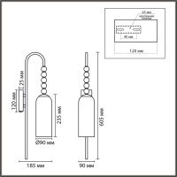 Бра Lumion Neoclassi Tracy 8270/1W