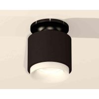 Комплект накладного светильника Ambrella light Techno Spot XS7511064 SBK/PBK/FR черный песок/черный полированный/белый матовый (N7926, C7511, N7165)