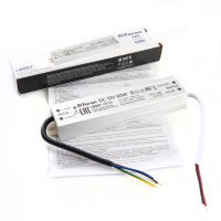 Блок питания для светодиодной ленты Feron LB007 12V 60W IP67 5A 48056
