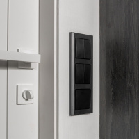 Рамка Stark на 3 поста черный WL04-Frame-03-black Werkel