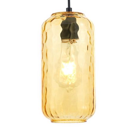 Подвесной светильник Escada Rise 10177/1S Black/Yellow