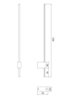 Настенный светильник Maytoni Technical Pars C070WL-L6GB3K