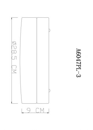 Потолочный светильник Arte Lamp Aqua-Tablet A6047PL-3AB