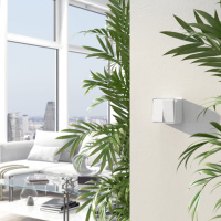 Выключатель Gallant двухклавишный белый WL15-03-01 Werkel