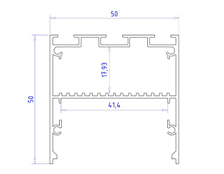 Алюминиевый профиль Ambrella Light Profile System GP3100AL
