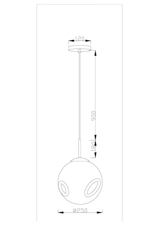 Подвесной светильник Moderli Amo V11520-1P