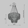 Подвесная люстра Modelux ML.6621.28 CR