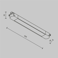 Трековый однофазный светильник Maytoni Technical Basis TR000-1-12W3K-W_1