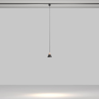 Трековый подвесной магнитный светильник Maytoni Cono TR166-1-7W3K-M-B