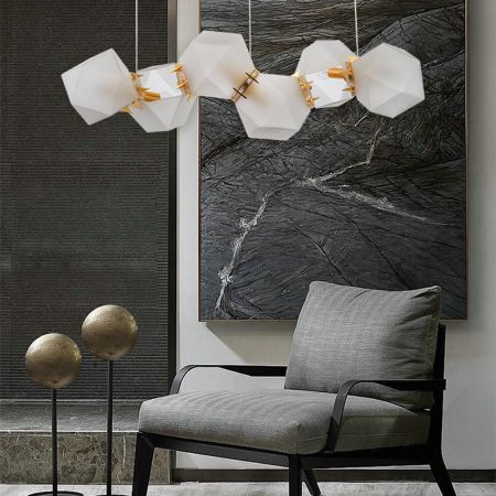 Подвесная люстра ImperiumLoft Gabriel Scott Welles Glass 123396-22