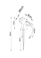 Грунтовый светильник Arte Lamp Elsie A4710IN-1BK