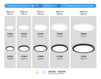 Потолочный светильник Ambrella Light Orbital Air Slim FZ1906