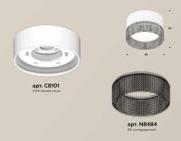 Комплект накладного светильника Ambrella light Techno Spot XS (C8101, N8484) XS8101031
