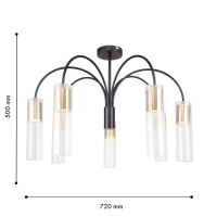 Люстра на штанге F-Promo Kors 4740-7C