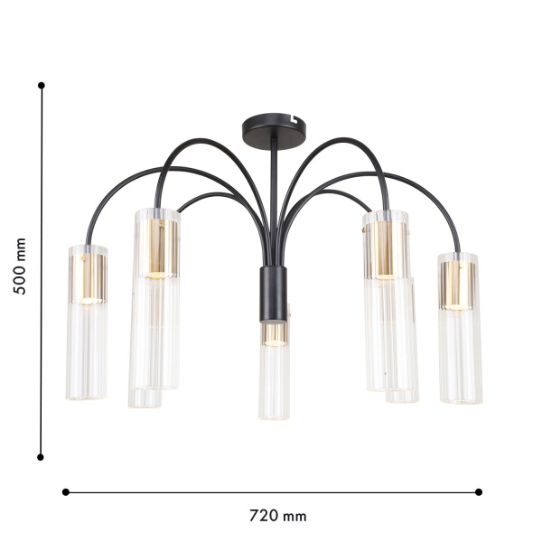 Люстра на штанге F-Promo Kors 4740-7C