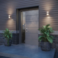 Уличный настенный светильник с переключателем цв. температуры Novotech Street Estima 359718