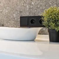 Рамка Stark на 3 поста черный WL04-Frame-03-black Werkel