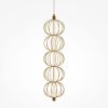 Подвесной светодиодный светильник Maytoni Golden Cage MOD216PL-L10G3K