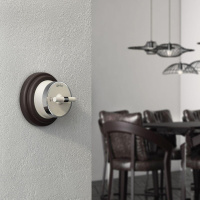 Выключатель на 4 положения двухклавишный (слоновая кость матовый/хром) W5822055 Werkel