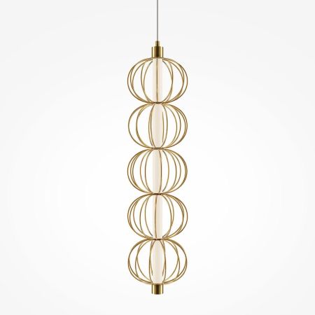 Подвесной светодиодный светильник Maytoni Golden Cage MOD216PL-L10G3K