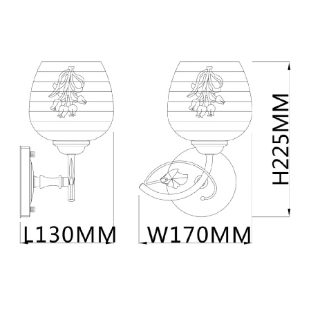 Бра Escada Anemone 1121/1A