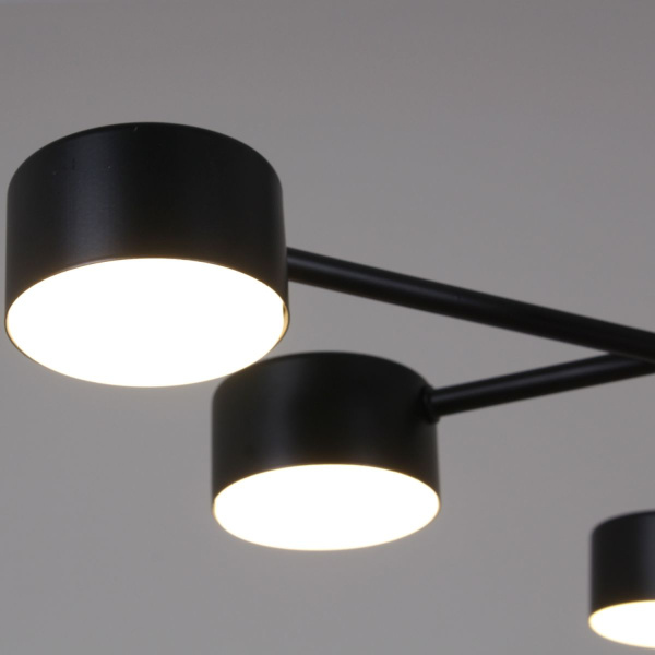 Люстра на штанге Reluce 03726-0.3-09 BK GX53