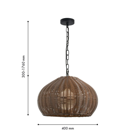 Подвесной светильник Favourite Wicker 4883-1P