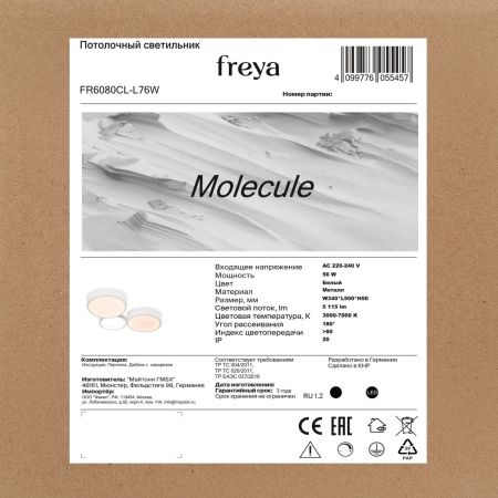 Потолочный светильник Freya Molecule FR6080CL-L76W