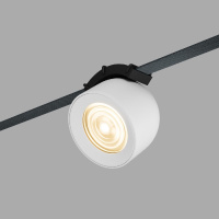 Трековый однофазный светильник Denkirs Belty Spot DK5541-WH+BK