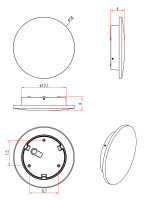 Уличный настенный светильник Arte Lamp Nimbo A1510AL-1WH